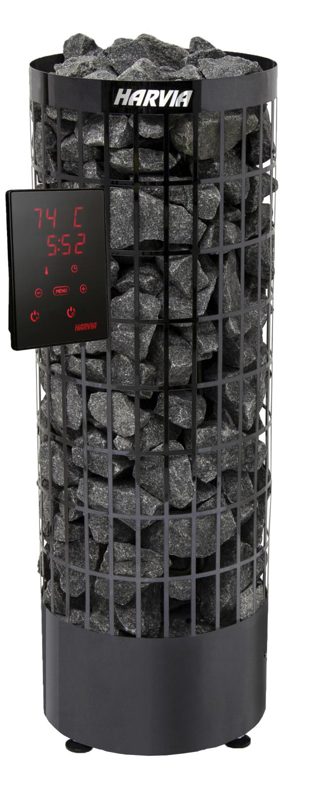 Piec do sauny Cilindro Black Steel PC70XE ze sterownikiem elektronicznym
