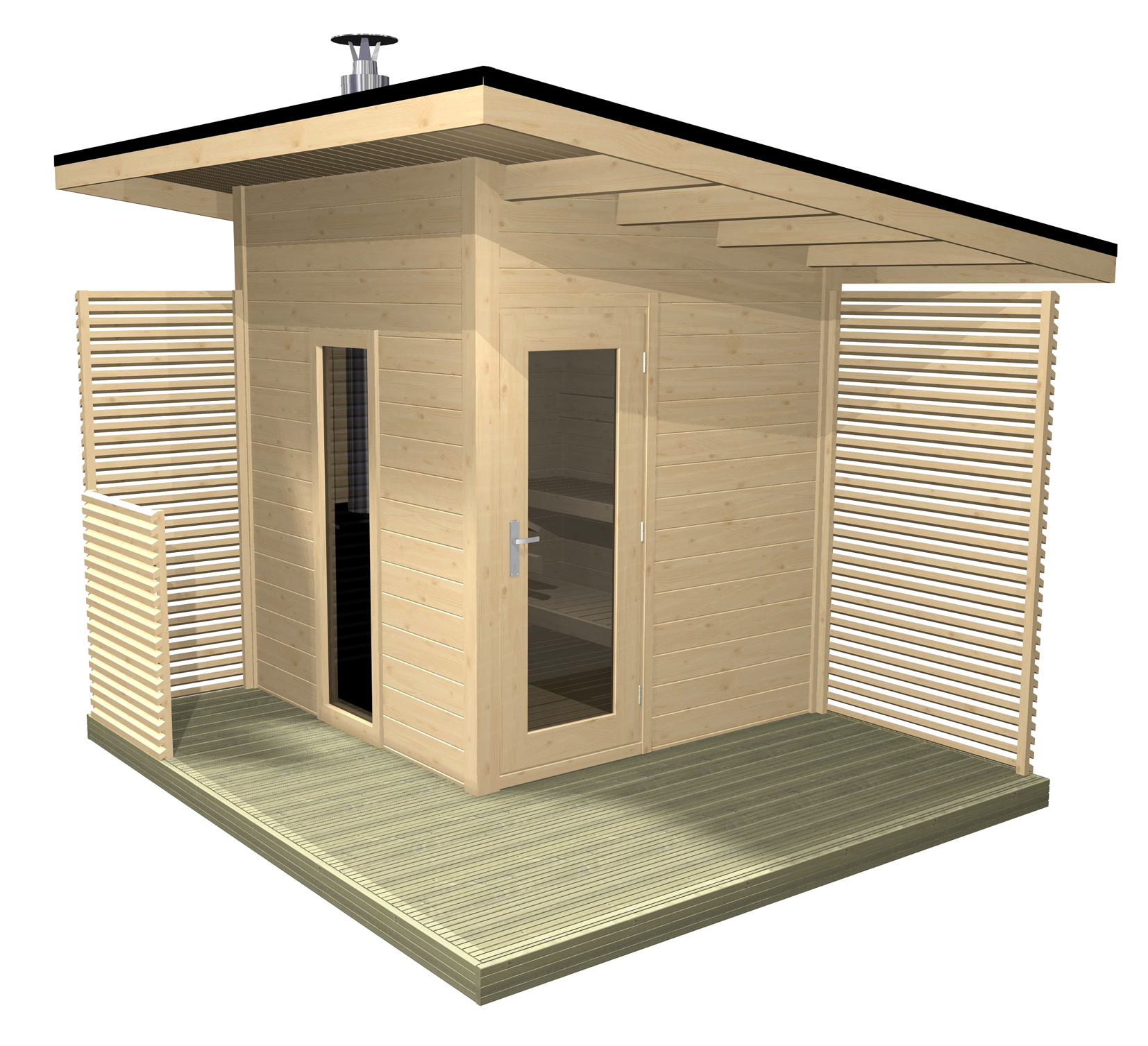 Sauna ogrodowa Harvia Solide Outdoor Compact